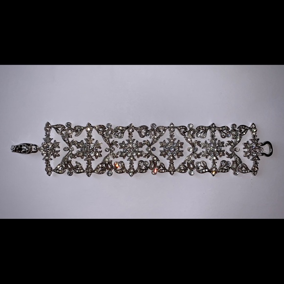 Rhinestone Bridal Bracelet - Picture 2 of 5